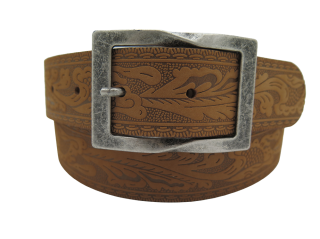 Ledergurt Branding Flower 40mm (11075/72-40)